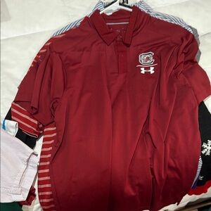 Under Armour Men's Red Polo Shirt